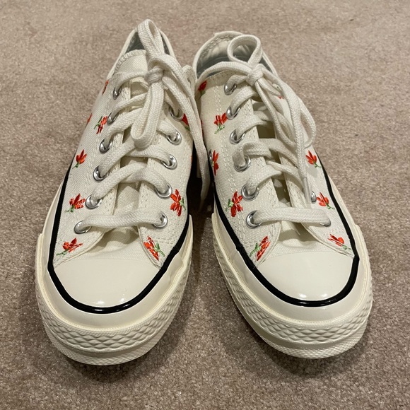 NWT Chuck 70 bright Egret/Poppy/black low top 7 (FINAL PRICE 80) - Picture 4 of 16